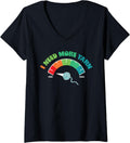Womens Sewing Girl Knitting Knitter I Need More Yarn V-Neck