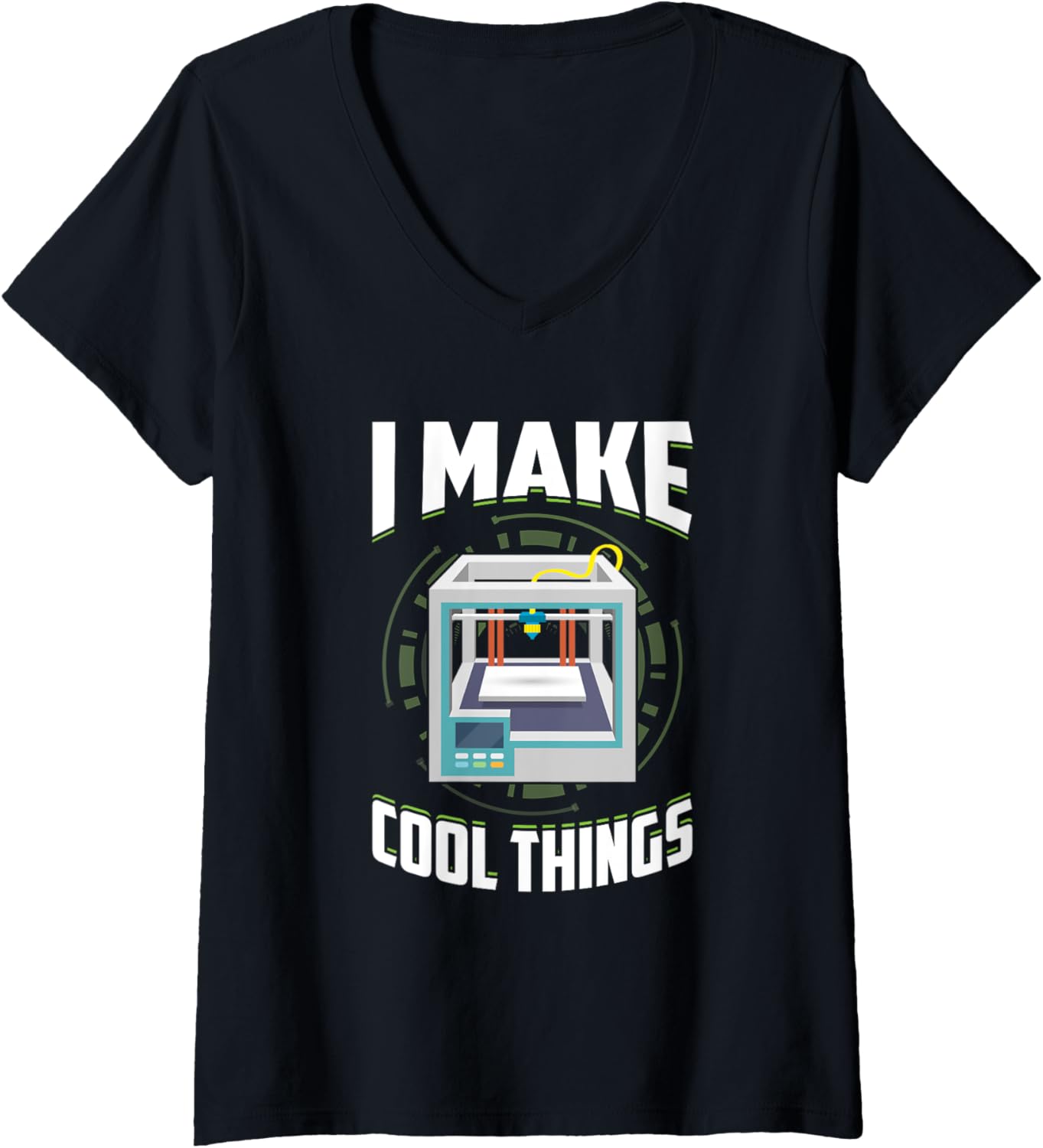 Womens Filament Funny 3D Printing Make Cool Things 3D Print Machine V