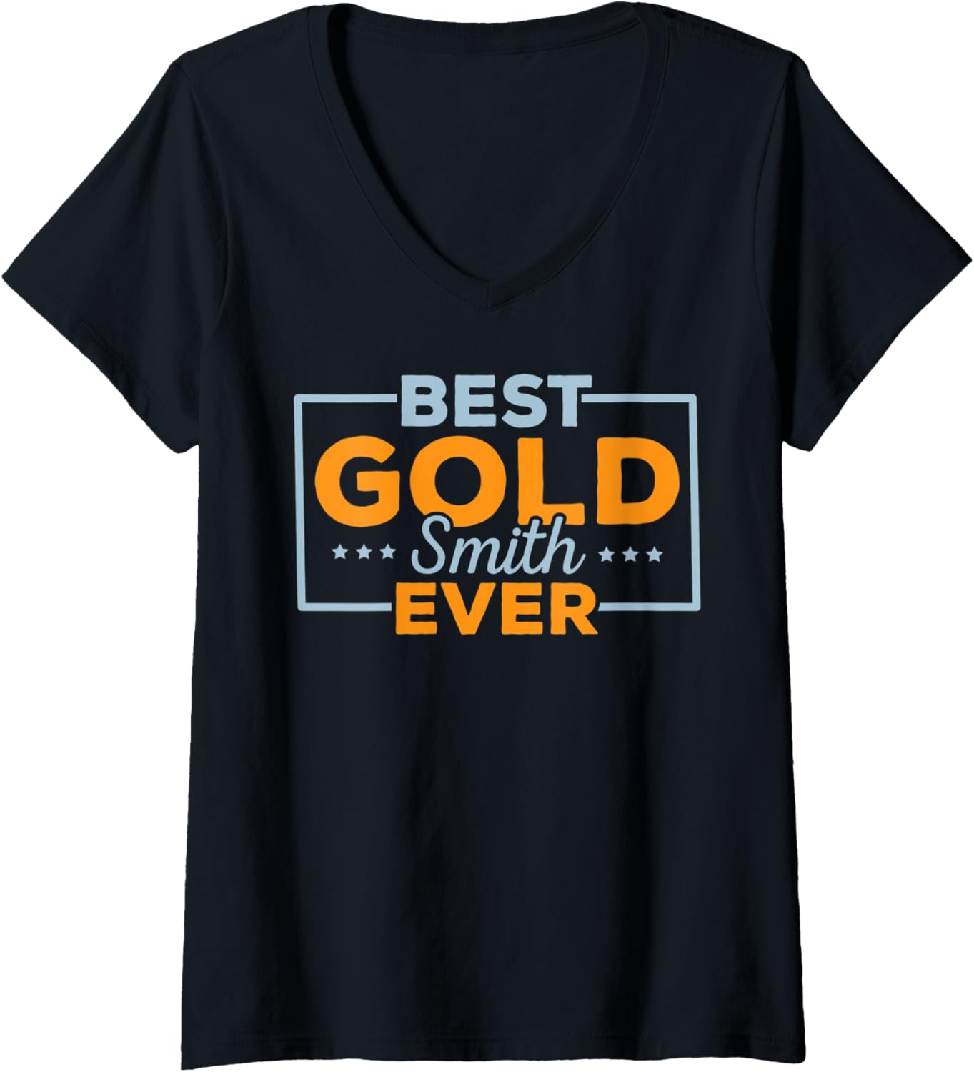 Womens Best Goldsmith Ever Jeweler Jewelry Maker Goldsmithing V-Neck