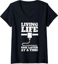 Womens 3D Printing Art Men Women 3D Printing Printer Lover V Neck