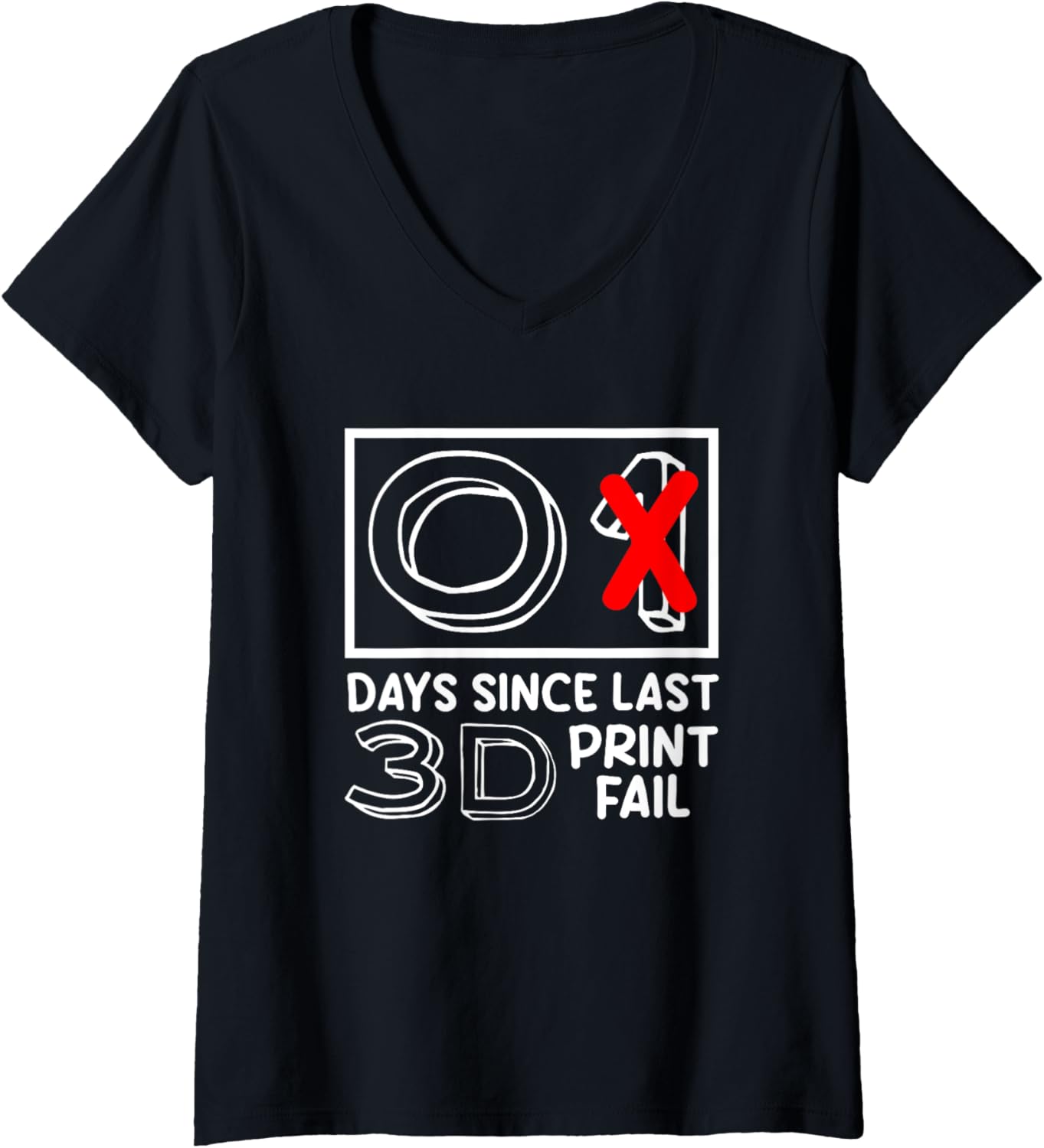 Funny 3D Printing Service Business Owner 3D Printer Lovers V Neck
