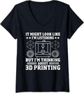 Womens Funny 3D Printer Professional Eat Sleep 3D Repeat 3D Printer V