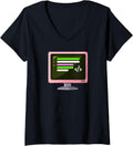 Screen With Code Design 3D Printing V Neck