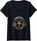 Womens Crossfit Gym Weight Laboratory And Crossfit V Neck