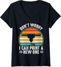Funny 3D Printer Apparel 3D Printer Lovers V Neck