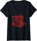 3D Printing Printers Cnc Cad Programmer Engineer Technology V Neck