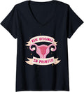Womens Original 3D Printer Uterus G28 Cnc Funny Geek Women V Neck