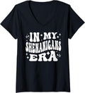 Womens in My Shenanigans Era, Mischief Maker, Prankster, Funny V-Neck