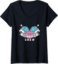 Knitting Crew | Yarn Wool Knit | Knitter Crocheter V-Neck