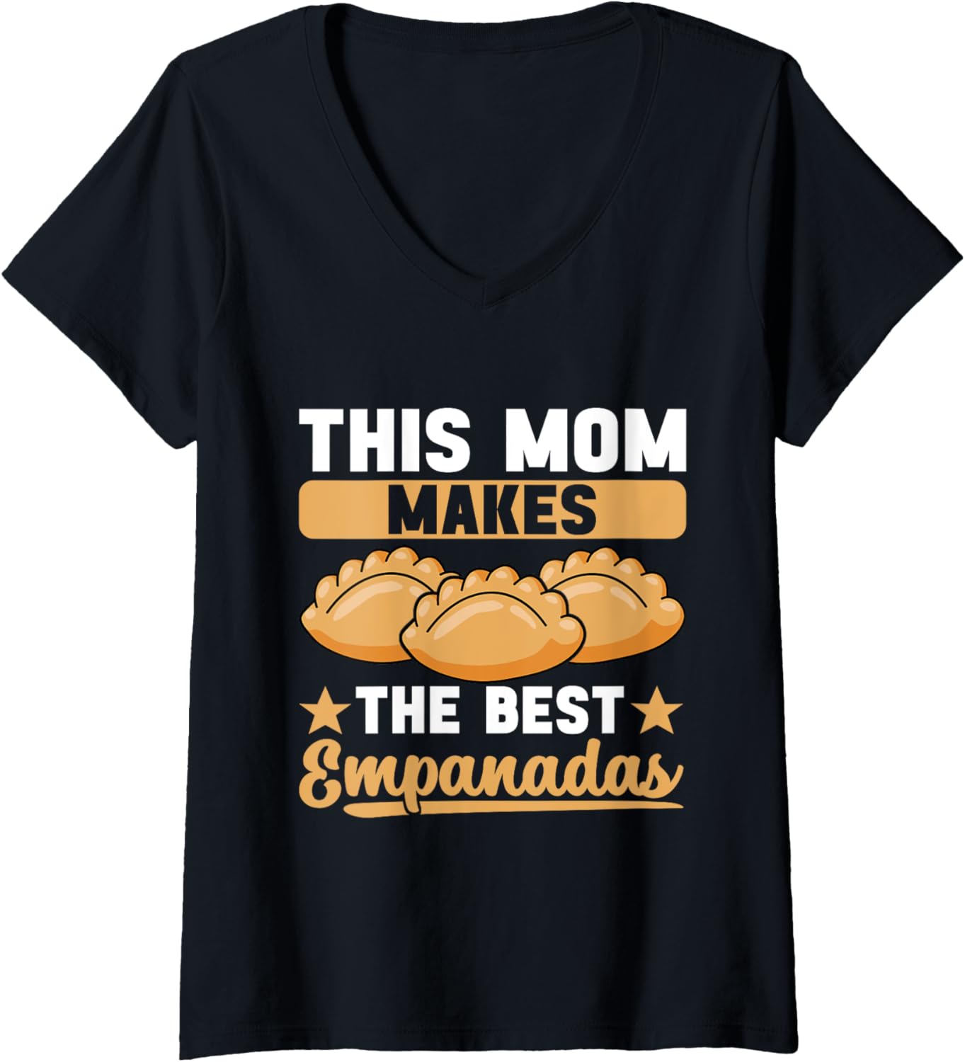Womens Empanada Maker Latin Mexican Food V-Neck