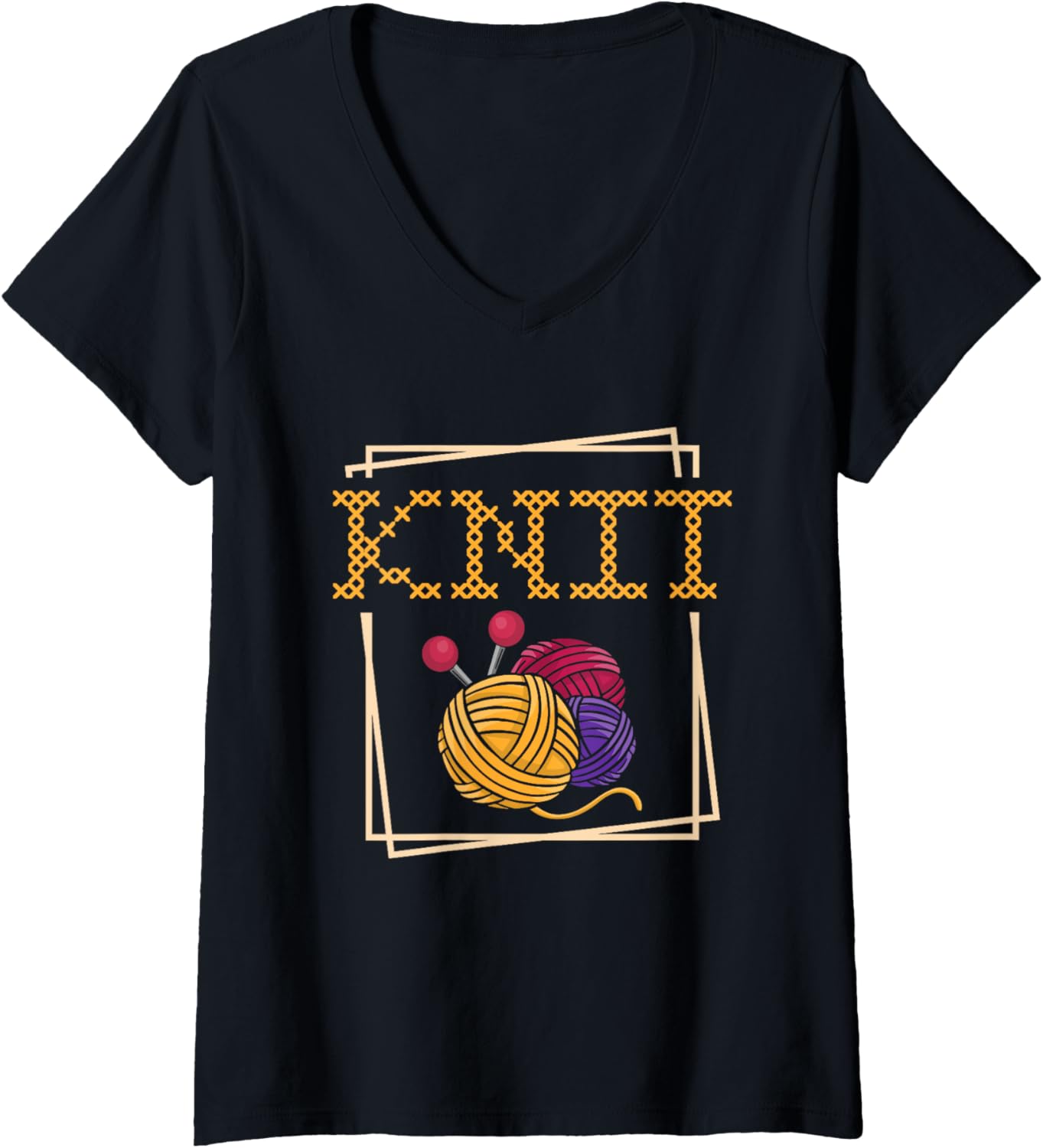 Knit | Skein Of Yarn Wool Knit | Crocheting Knitting V-Neck