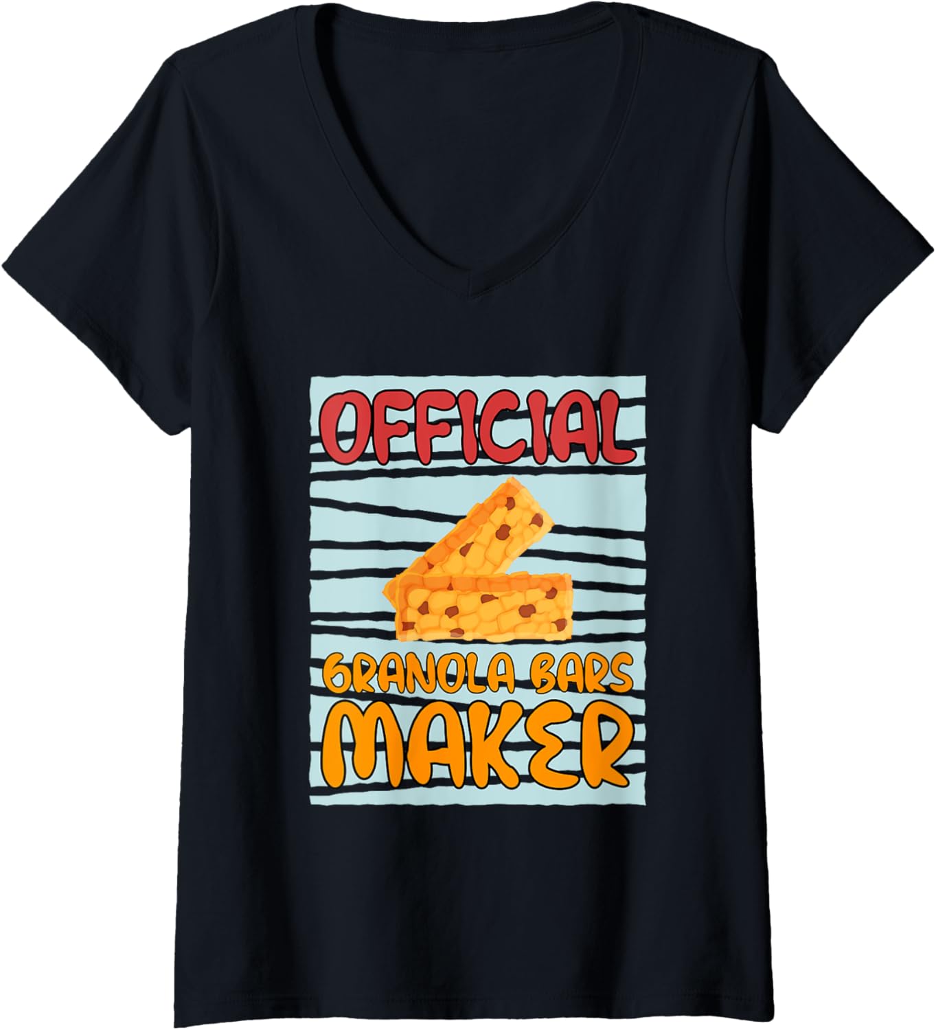 Officially Granola Bars Maker Cooking Chef V-Neck