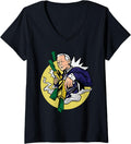 Womens Joe Biden Money Printer Stimulus Checks Funny Money Printer V Neck