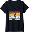 Womens Toning Is Printers I Lift Weight Lifting Bodybuilding V Neck