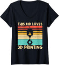 Womens Cool 3D Print Design Kids Boys 3D Printer Lover Printing V