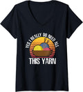 Yes I Really Do Need All This Yarn V-Neck