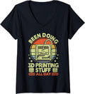 Womens Been Doing 3D Printing Stuff All Day 3D Printer Retro V
