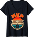 Womens Mvp Most Valuable Printer 3D Printing Men Funny V Neck