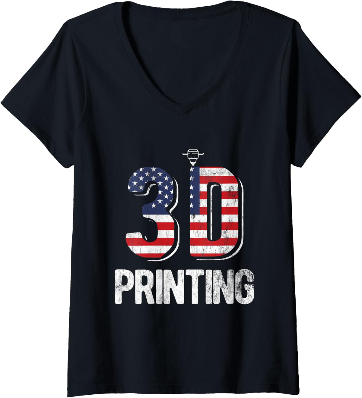 Printing Printer 3D Printer 3D Printing V Neck