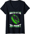 Womens 3D Printing Master Of 3D Print Printer Fan 3D Nerd V