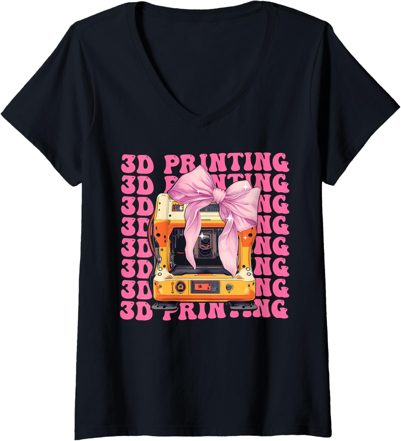 Womens Coquette Bow 3D Printing 3D Printer Girl Mom Mothers Day V