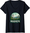 Womens Yosemite Park National Park Usa California V Neck
