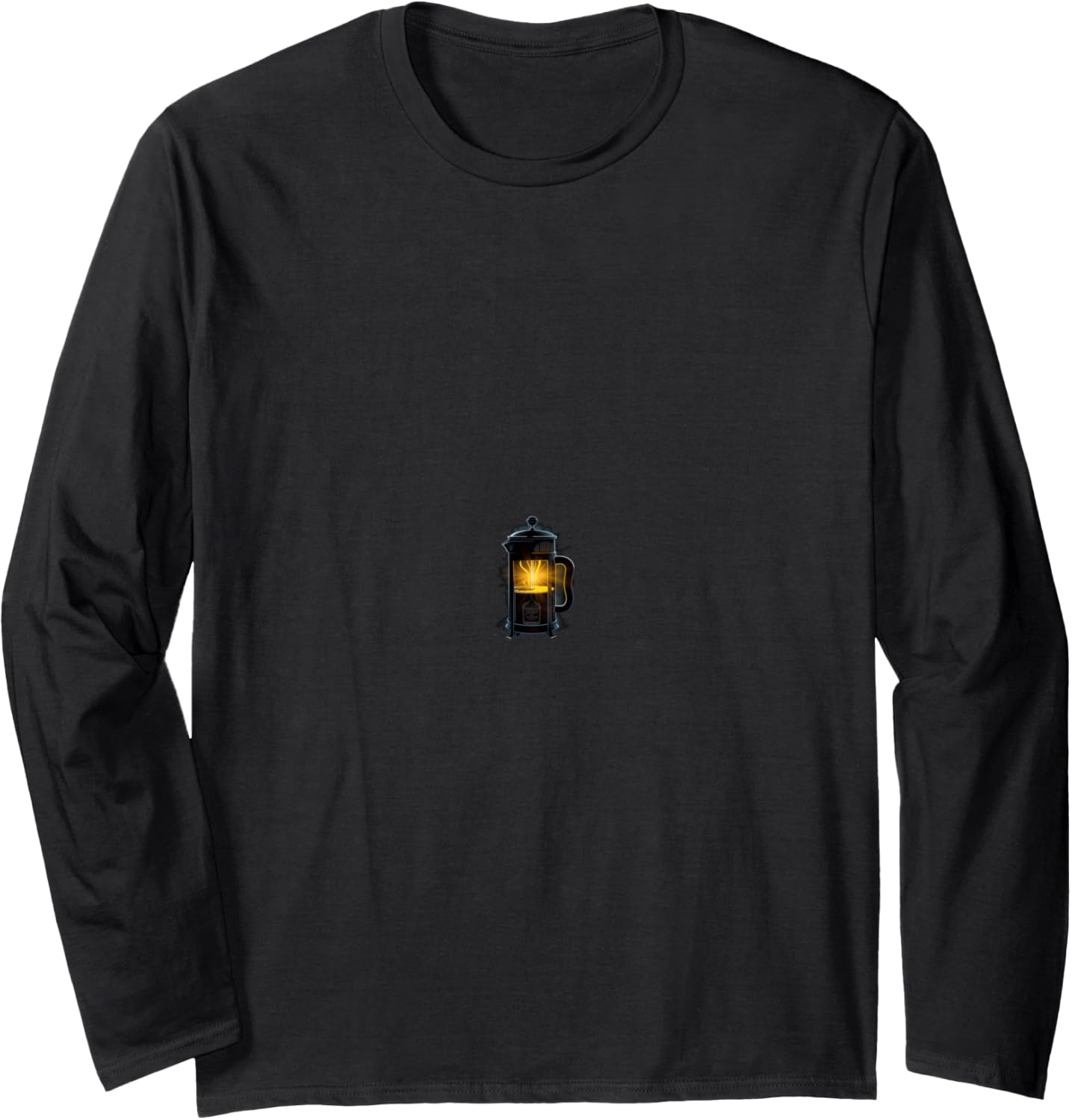 French Press Coffee Maker Barista Café Caffeine Brewing Long Sleeve