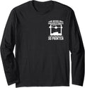 Never Underestimate An Old Man With A 3D Printer Minimalist Long Sleeve