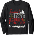 Screen Printer Xmas Job Cute Christmas Long Sleeve