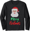 Knitting Christmas Wool Yarn Knitter Merry Knitmas Long Sleeve
