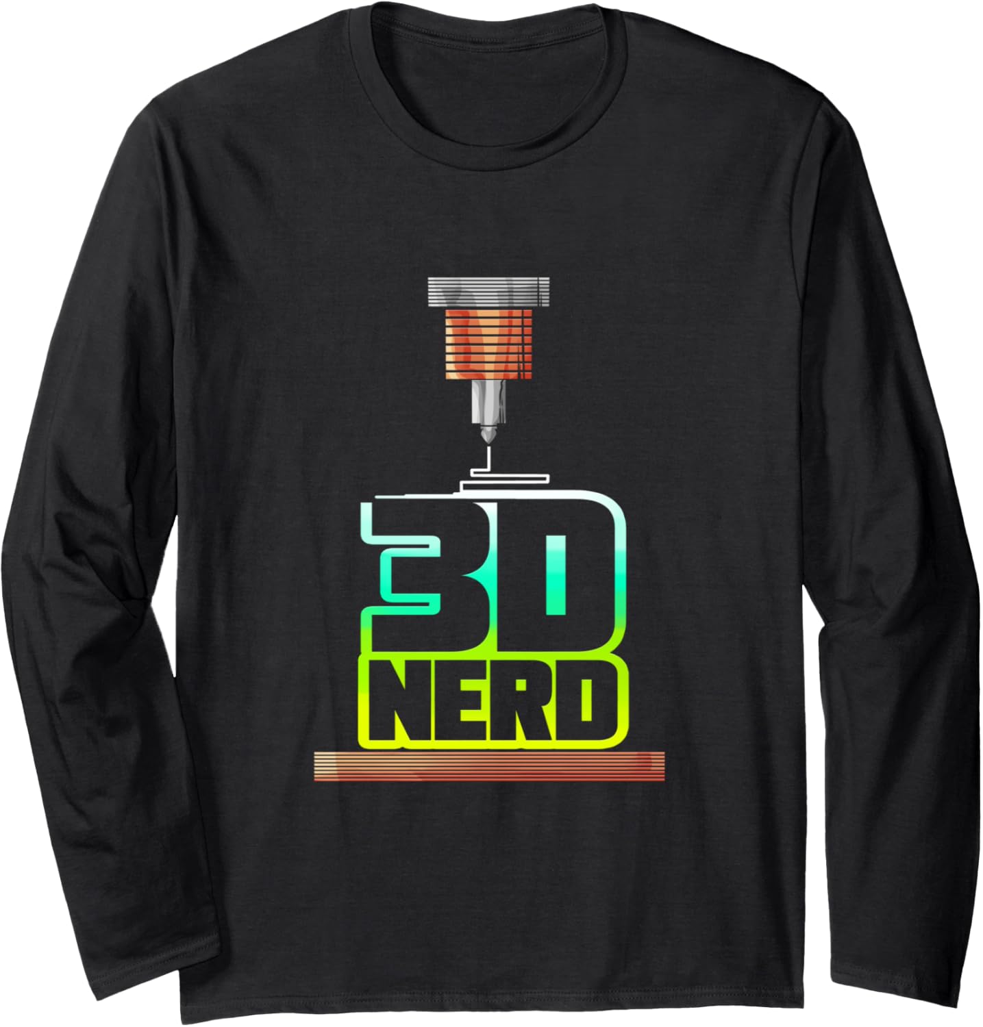 3D Printing 3D Nerd Scanner Printer Long Sleeve