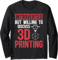 3D Printer Introvert 3D Printing Long Sleeve