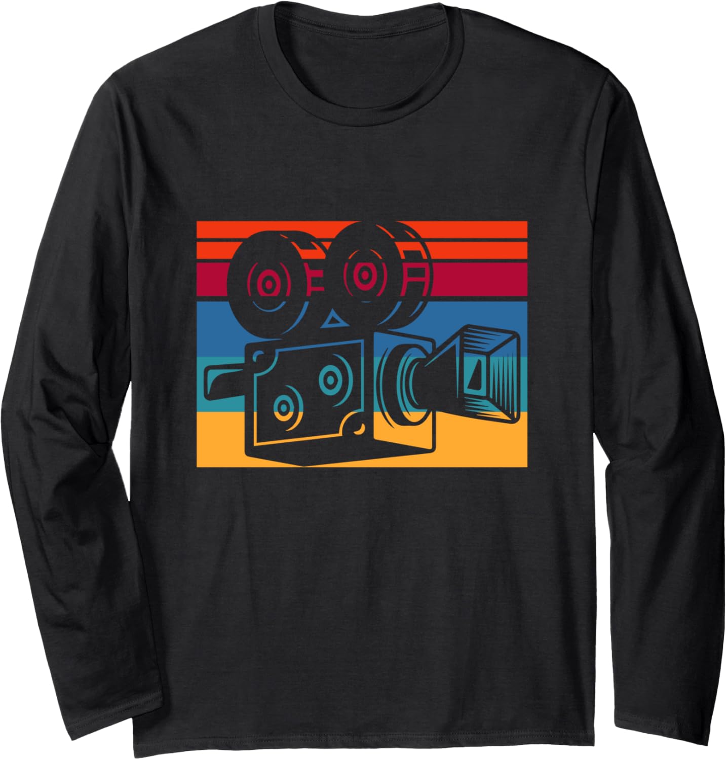 Videographer Retro Videography Filmmaker Long Sleeve