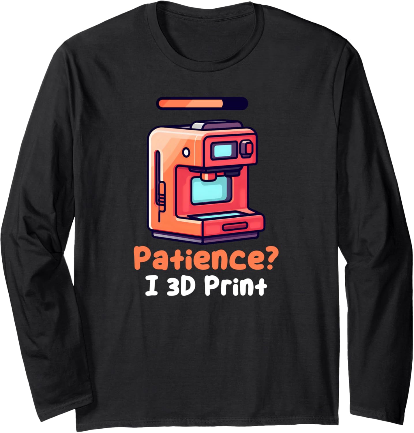 Patience I 3D Print Design 3D Printing Long Sleeve