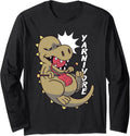 Yarnivore - Funny Yarn Lover Knitter Crocheter Long Sleeve