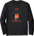 Eat Stereolithograph Print Repeat Sla 3D Printer Printing Long Sleeve