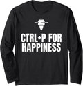 Ctrl P Happiness 3D Printer Printing Long Sleeve