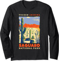 Saguaro Us National Park Tucson Arizona Vintage Gift Long Sleeve