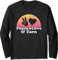 Peace Love and Yarn Long Sleeve