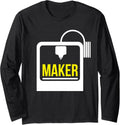 3D Printer Maker Long Sleeve