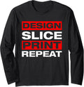 Design Slice Print 3D Printer 3D Printing Long Sleeve