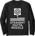 3D Printer Straight Outta Nozzle 3D Printing Long Sleeve