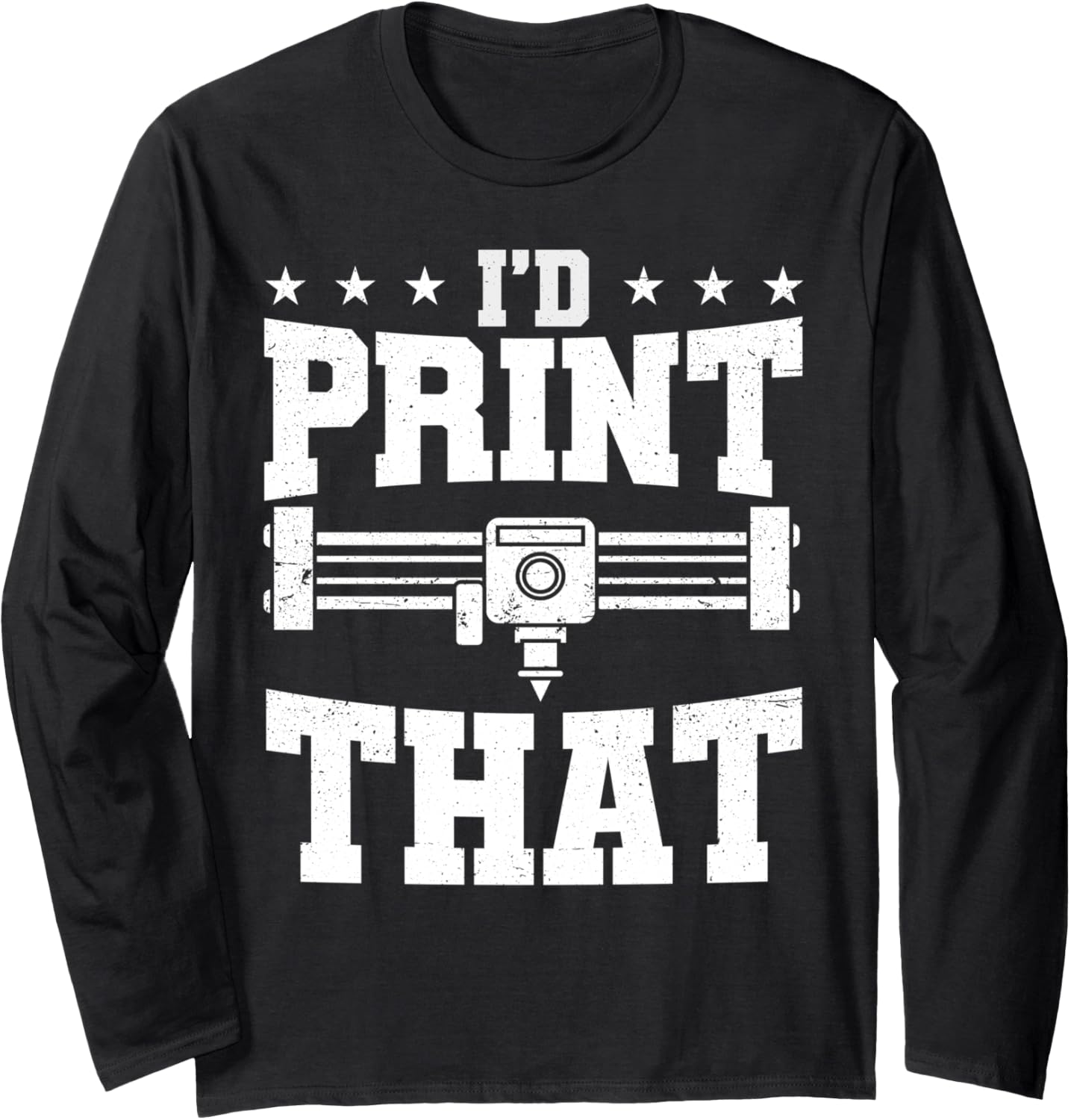 Id Print That 3D Printing 3D Printer Men Long Sleeve
