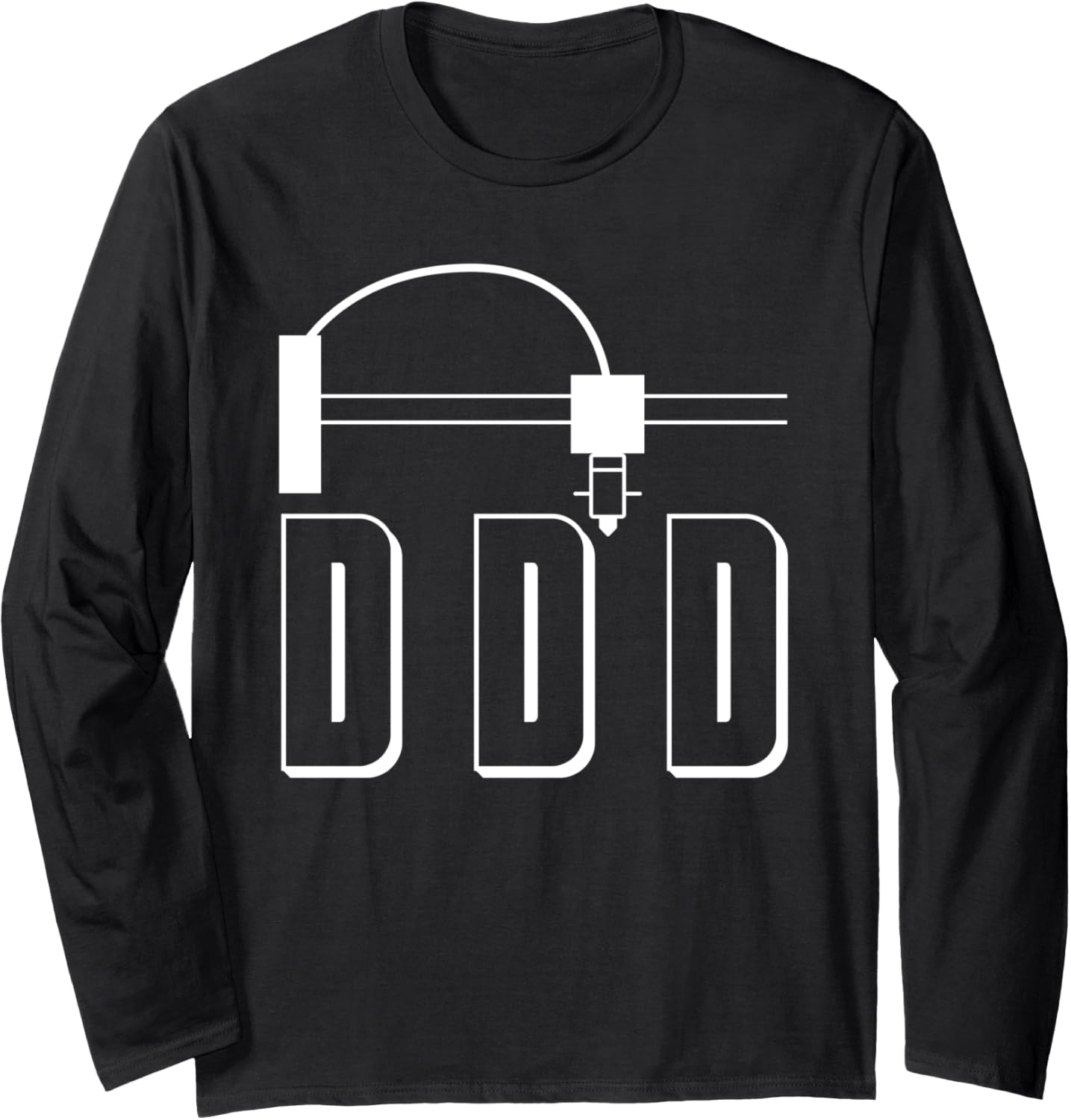 Ddd 3D Printing Printer Long Sleeve