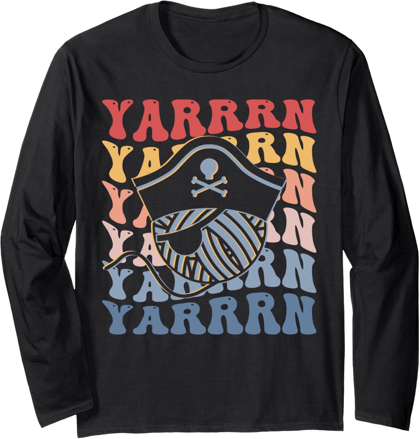 Yarrrn Groovy Crochet Lover Knitting Yarn Pirate Long Sleeve