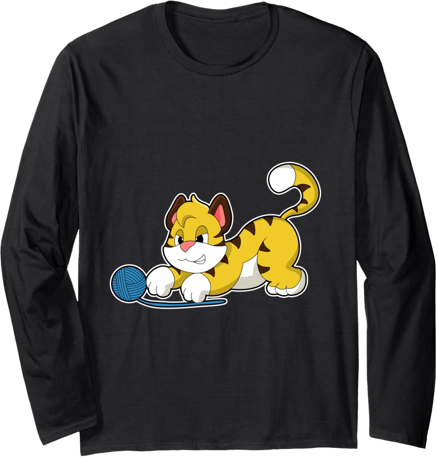 Tiger Ball of yarn Long Sleeve