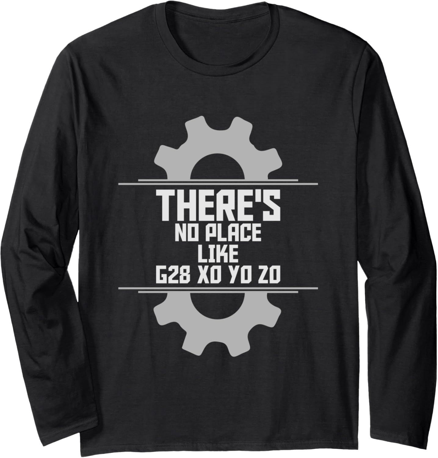 3D Printing Cnc Designer G28 Programmer Machinist G Code Long Sleeve