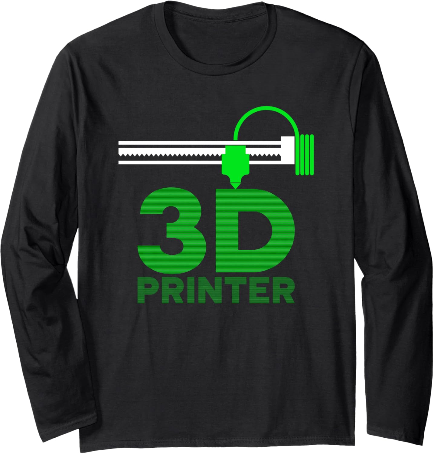 3D Printer Layer Nerd 3D Printing Long Sleeve