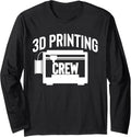 3D Printing Crew Printer Long Sleeve