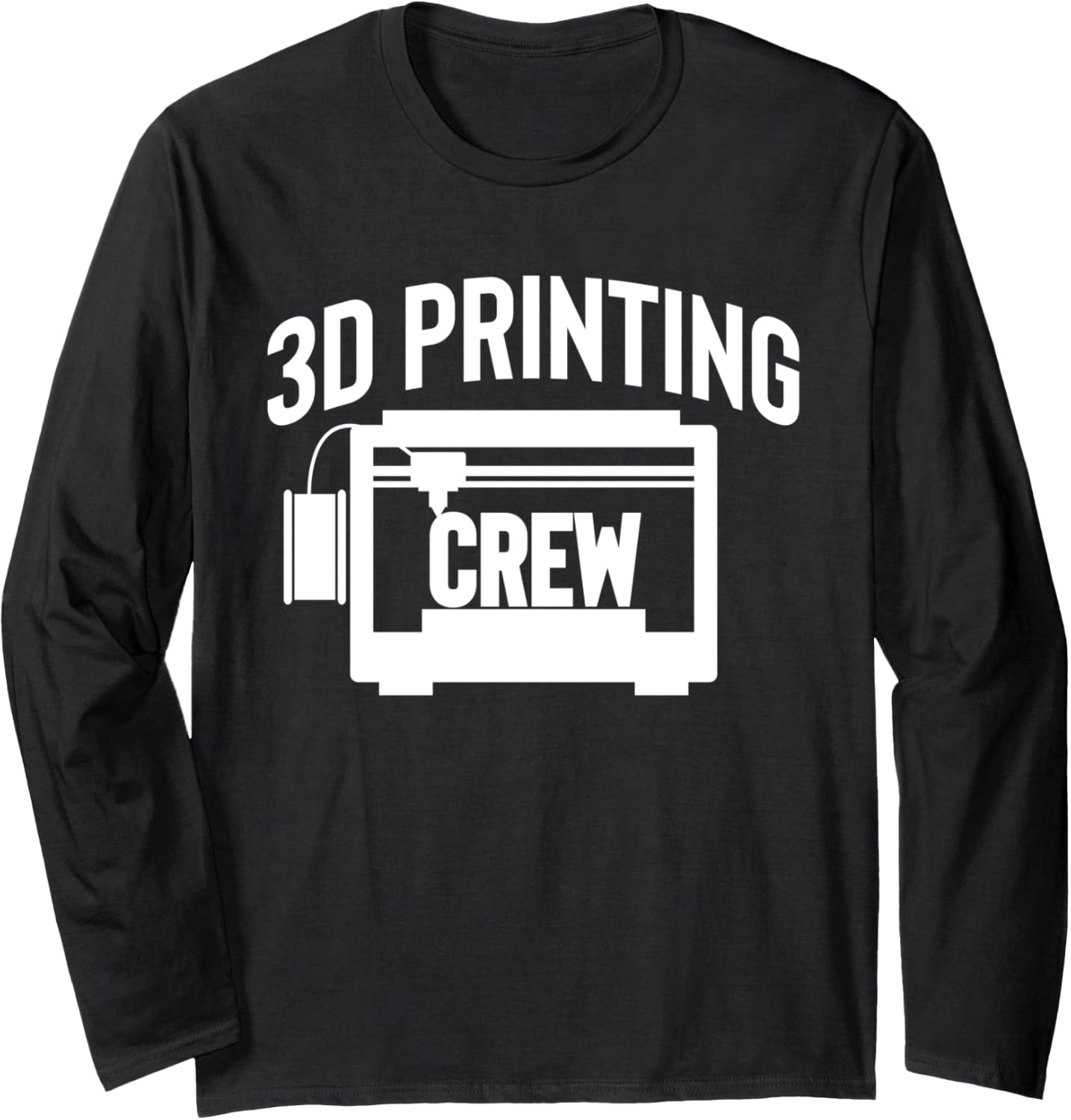 3D Printing Crew Printer Long Sleeve